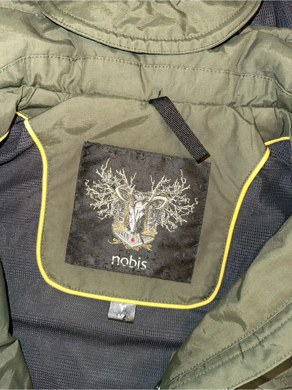 Nobis Men's Hooded Parka Jacket - Olive Green